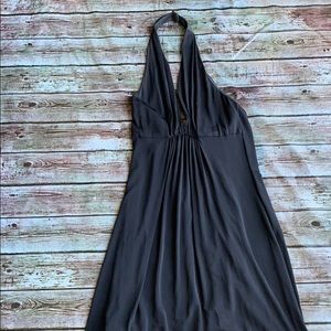 Long Black Halter Dress